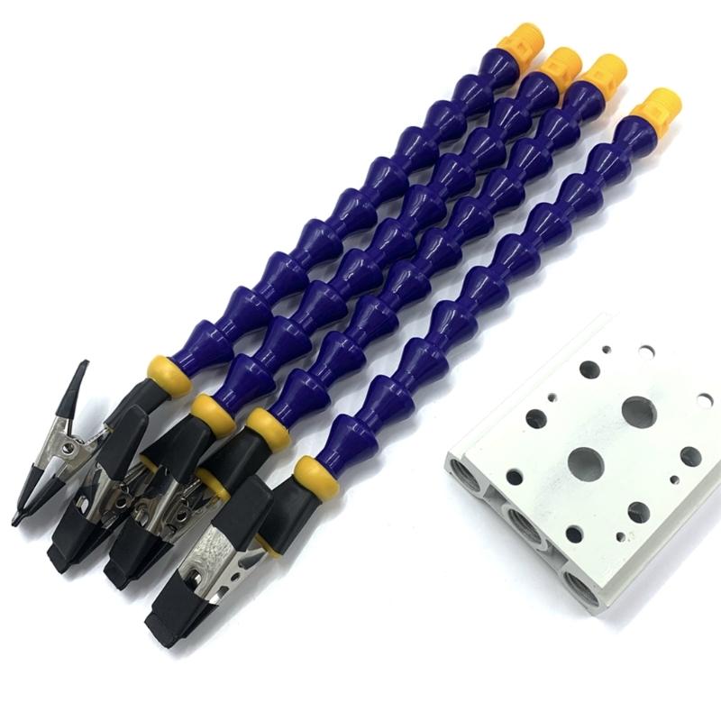 

Heavy Metal Base Soldering Aid Third Hand Tool with 2/4/6 Gooseneck Arms Insulated Clips for Secure Work for DIY Project