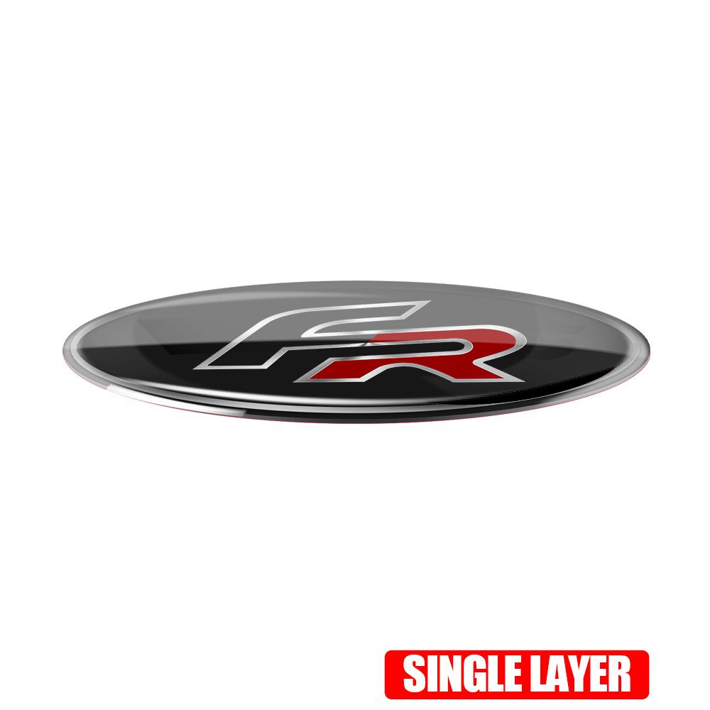 NBNY6 1Pcs Car Door Aluminum Emblem Trunk Logo Stickers For Seat Leon Mk1 Mk2 Ateca Altea Arosa Ibiza 6j Ahambra FR Toledo Accessories