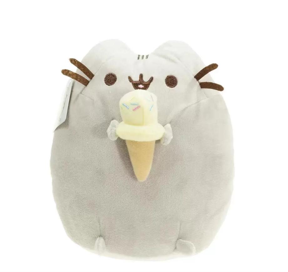 Cute Simulated Cat Doll Plush Toy Anime Cat Soft Home Decor Tabletop Bedroom Decoration Kids Toy Series Accessories Gift