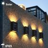 8 PIÈCES LED Applique Solaire Extérieure Étanche Haut et Bas Éclairage Décoration De Jardin Lumières Solaires Escaliers Clôture Lampe Solaire