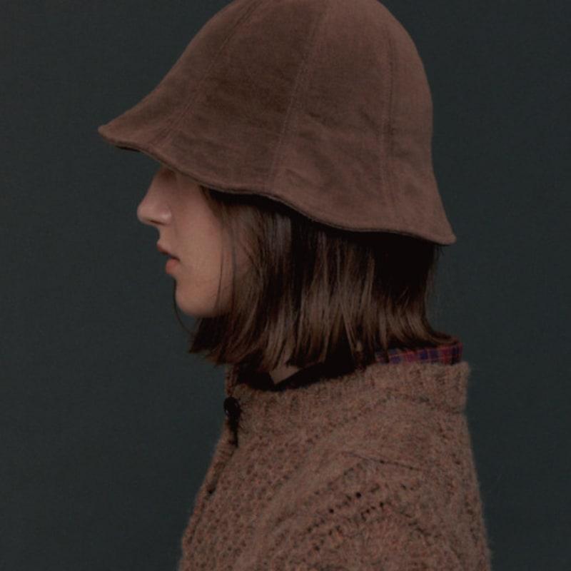 

Панама из стежка «рожь»(коричневый) Brown