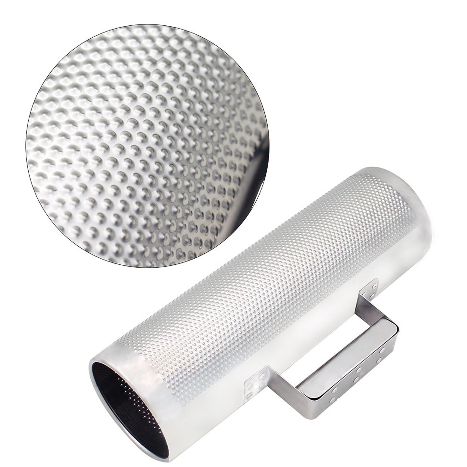 

Metal Guiro Percussion Instrument with Handle for Rhythmic Scraping Sound Suitable for Music Education and Performance One Size срібний