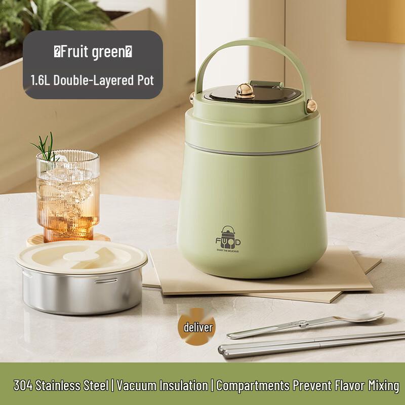 RuHan Portable Insulated Stainless Steel Lunch Box