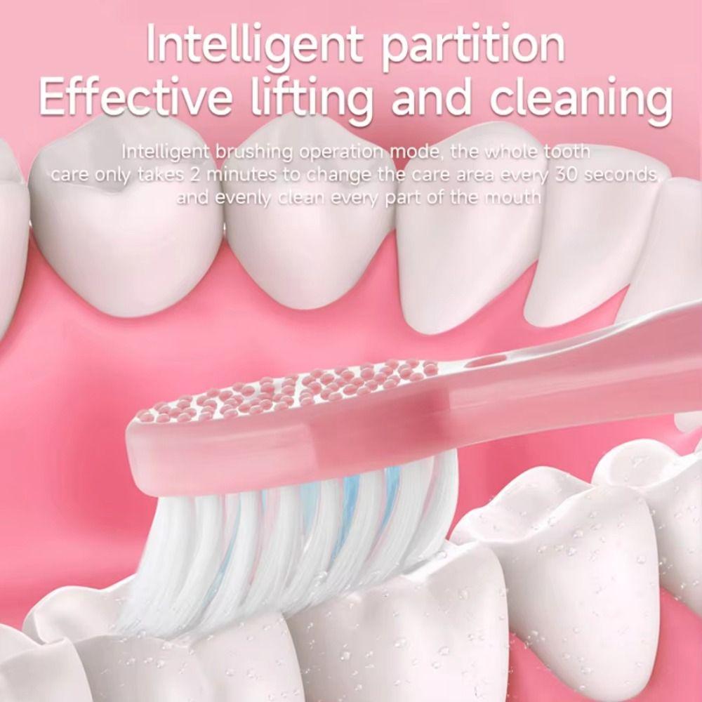 Soft Bristle Sonic Electric Toothbrush Effective Oral Care Whitening Toothbrush  Family Set