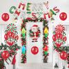 Christmas Party Balloons Festive Colorful Party Supplies Christmas Balloon Set Wall Banner For Wall Door Tree Patio Indoor