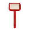 Pet Comb, Teddy Dog and Cat Hair Brush - Remove Loose Hair, Untangle Knots, Make Hair Fluffy, Red Needle Comb