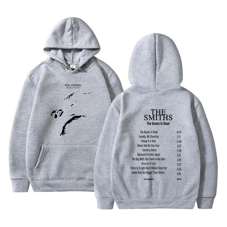 The Smiths The Queen Is Dead British Rock Band Men’s Sport Hoodie Hip-hop Street Classic Pop Harajuku Y2K Long-sleeve Sweatshirt
