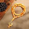 Handmade 99-Bead Muslim Tasbih Prayer Rosary: Middle Eastern Festival Beaded Jewelry