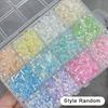 Summer Ice Cream Soda Color Glass Rice Beads Mixed Color Diy Handmade Beaded Bracelet Necklace Jewelry Material Package