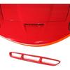 Bilventiler Kompatibla med Chevy Corvette C6 2005-2013, Huvscoop Karosskit, Motorluftutlopp Ventlist Skyddstrim Tillbehör (Netto)