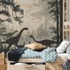 Fun-L038 Cartoon Dinosaur Fog Forest Bedroom Living Room Home Background Wall Landscaping Decorative Wall Stickers