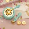 Wax Seal Warmer Melting Set for Melting Wax Beads Seal Wax Stick, Wax Seal Furnace with Melting Spoon