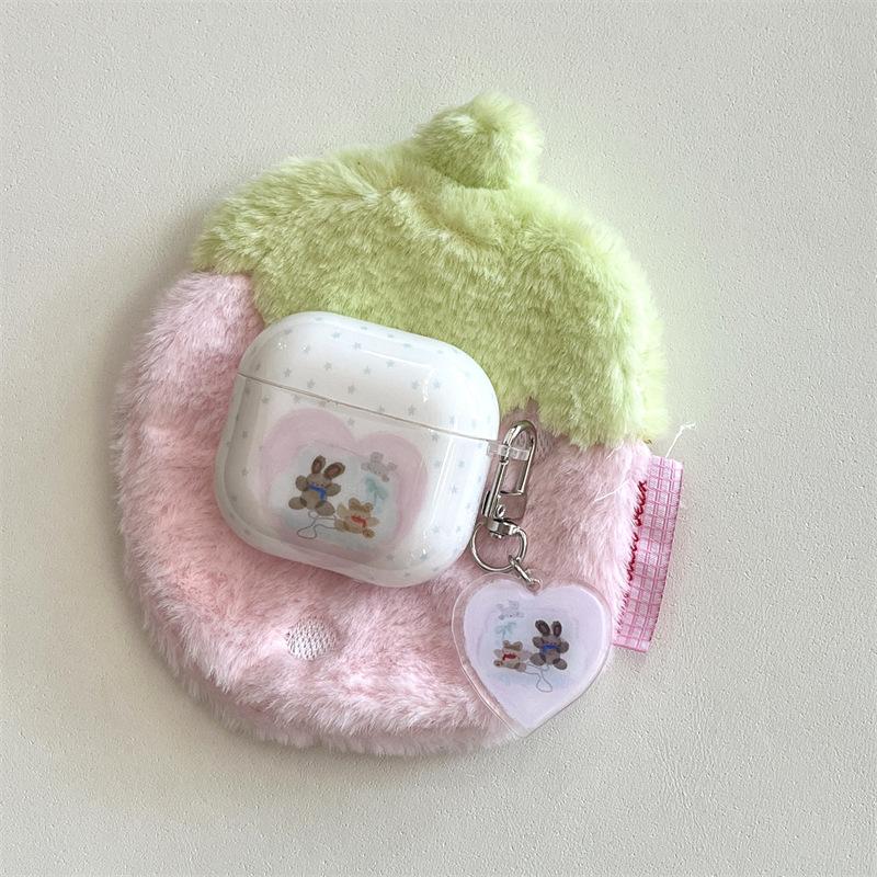 Star love bear rabbit AirpodsPro1 earphone case for Apple 1/1/1 generation wireless bluetooth case