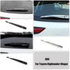 3d Sticker Rear Wipers Trim For Toyota Highlander Kluger -2024chrome Back Windshield Wiper Car Parts Decoration