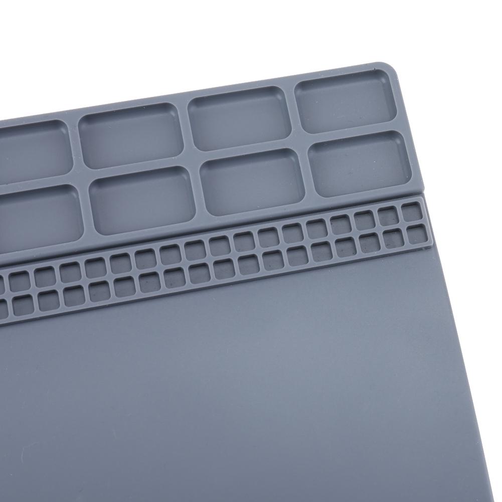 Mobile Phone Computer Repair Workbench Table Mat Multifunctional Magnetic High Temperature Heat Insulation Silicone Pad