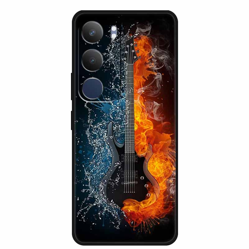 For Vivo Y19s 4G Case Y 19s 6.68" Soft Silicone TPU Phone Case for Vivo Y19s Pro 4G Cartoon Animal Shockproof Cover Y19 s Pro 4G