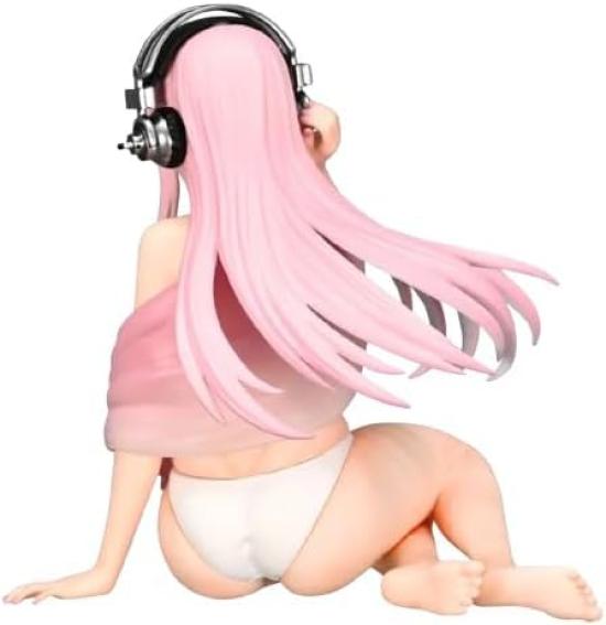 Super Sonico Noodle Stopper Figure White Bikini 1 Type - Ver. -