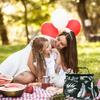FANDARE Lunch Bento Thermal Cold Large Front and Back Crossbody Water Cherry Blossom Bento Black A Bag, Bag, Insulation, Insulation, Capacity,