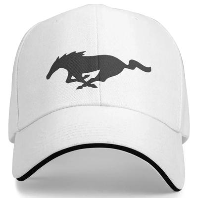 Coole Mustang-Logo Baseballpet Mode Buiten Sport Hete Verkoop Truckerpet Unisex Mannen y2k Schattig Gepersonaliseerd Logo Baseballpetten