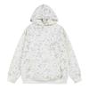 Men's Casual Hoodie,loose,large-sized Tie-dye Printed Hoodielong-sleeved Pocket Downcast Shoulder Hoodie