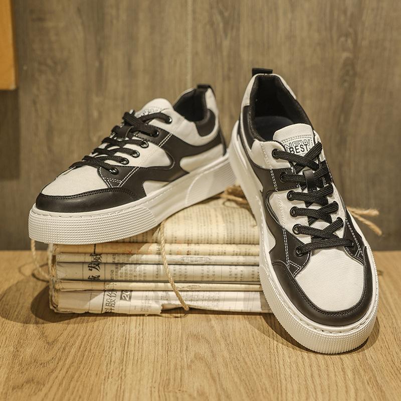 Men Sneakers Summer 2025 New Breathable Canvas Shoes Fashion Lace Up Flat Sport Anti-skid Running Board Shoes Zapatillas Hombre