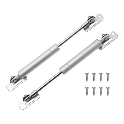 Motoforti Universal Lift Support Struts, 7"/180mm, 4lb/20N/2kg Carbon Steel Shocks, Silver Tone, Set of 2