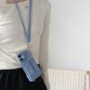 Leather Wrist Strap Ring Wallet Card Slot Holder Phone Case for IPhone 17 Air 16E 15 Plus 14 13 12 11 Pro Max Crossbody Cover