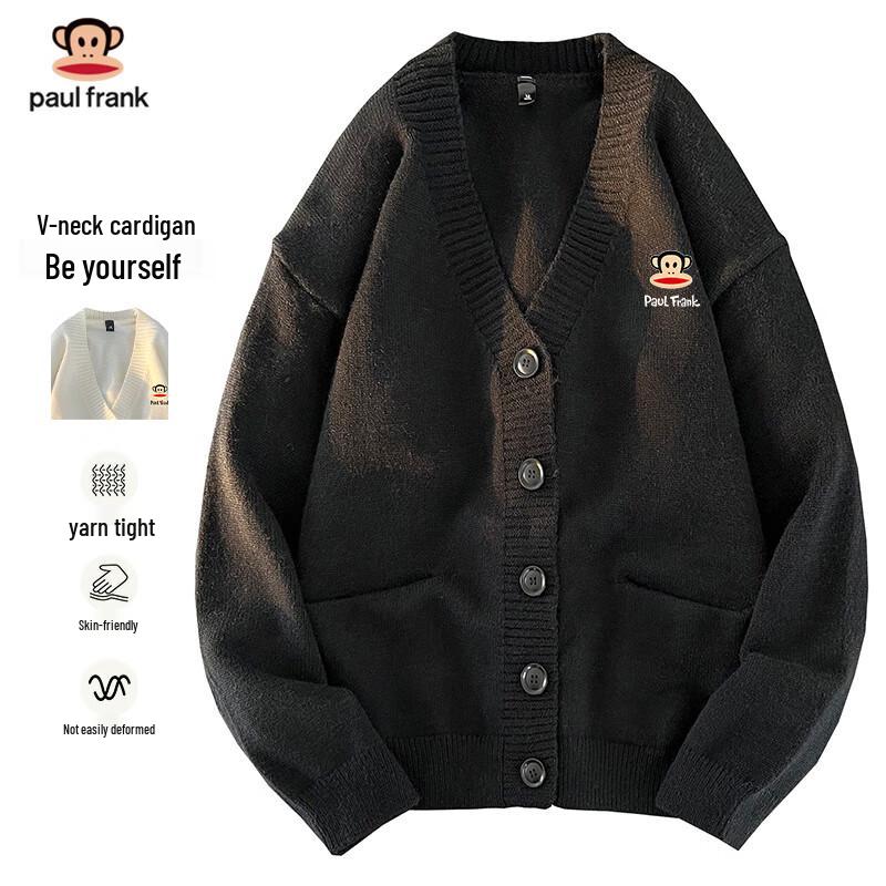 

Paul Frank Men s Thick Button-Up Knit Cardigan XL