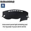 Custom Dashboard Cover for Hyundai Tucson 2015-2018 Premium Flannel Anti UV Sun Shade Non Slip Protector Carpet