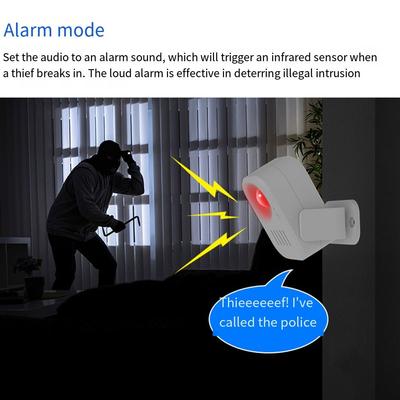 Security Alarm Smart Voice-Activated Doorbell Infrared Motion Sensor Anti-theft Intelligent Welcome Doorbell Rotatable