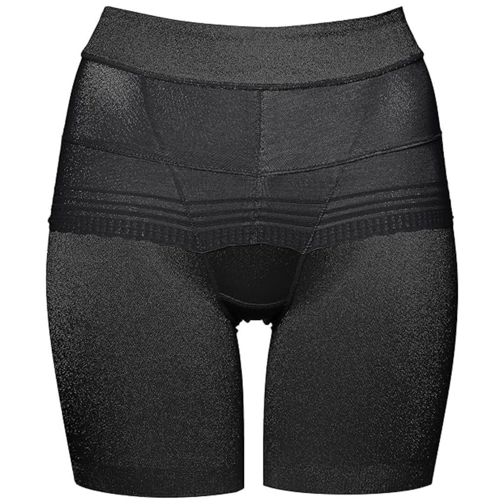 Kraťasy Lem kraťasů s pánevní oblastí nelze snadno nosit M [Atsugi] [Pánevní střih] pásek, 3/4 délka, viditelné, bez cedulky, samostatně, 88239AS, dámské, černé,