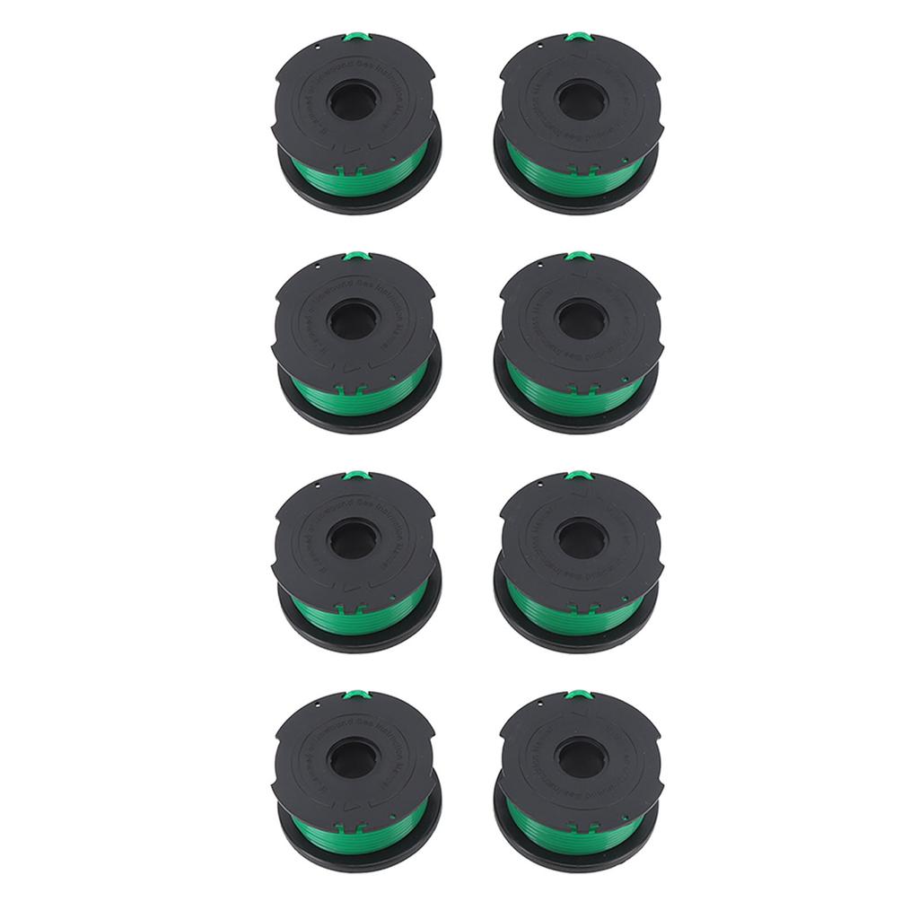 8 Pack 0.080in String Trimmer Replacement Spool Auto Feed String Trimmer Line Spool for SF080