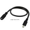 Efficient and Reliable Charging Cable DC3.5x1.35mm/5.5x2.1mm Input Mini USB Output 22AWG for GPS DVR Cellphones