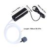 Silent Oxygenator Small Oxygen Pump Portable Mini Usb Charging Fish Tank Oxygen Pump Fish Farming Aquarium Supplies Black White