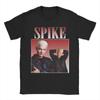 Herren Vintage Buffys The Vampire Slayers Spike T-Shirts Reine Baumwolle Oberteile Lässig Kurzarm O N