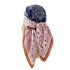 Color matching cashew nut simulation silk high-end large square scarf silk scarf printed shawl decorative scarf sunscreen scarf headscarf scarf