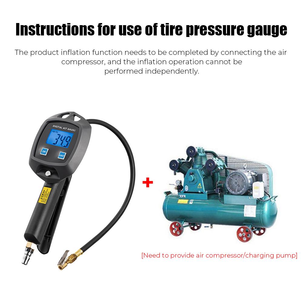 Digital Display Tire Pressure Gauge Auto Accessories High-precision Monitoring Inflation Universal Car Tire ManometroTire Pressure Monitoring Systems