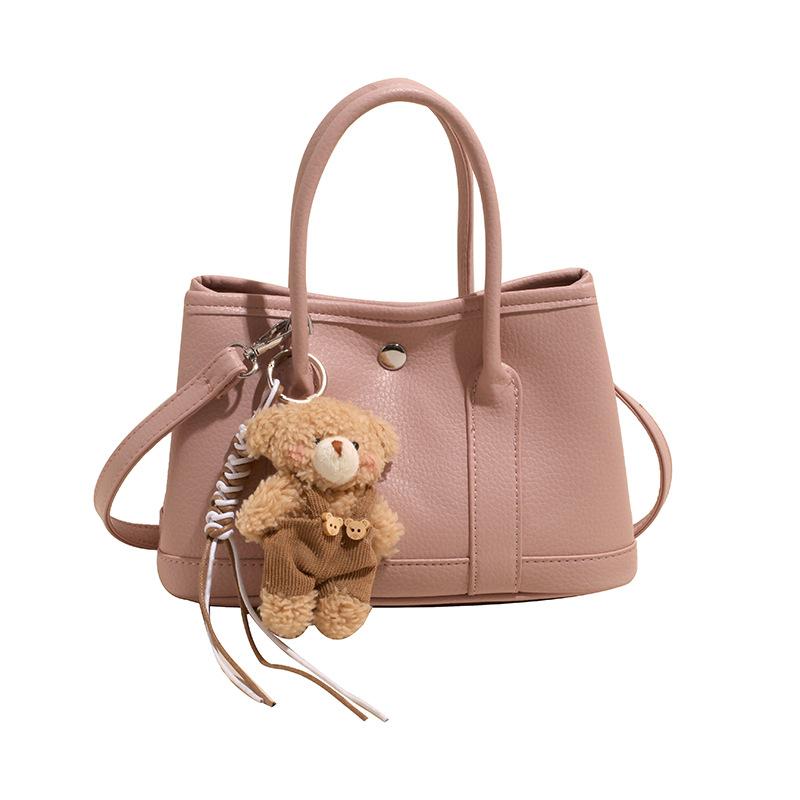 Casual hand bucket bag women's 2025 new fashion versatile shoulder bag high-end messenger women's bag
