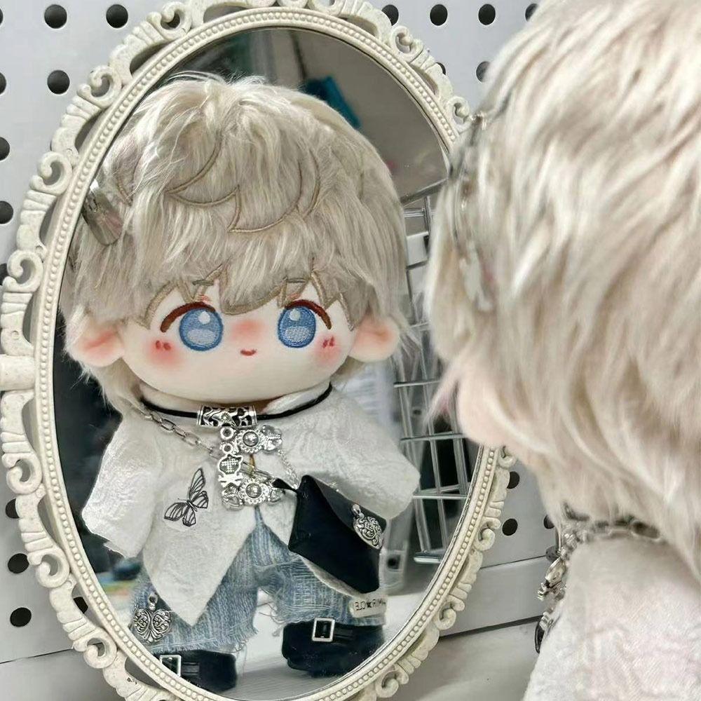 Creative 20CM Doll Clothes White Blue Playing House Doll Student Uniform Photo Prop Changing Dress Game Mini School Suit Toy
