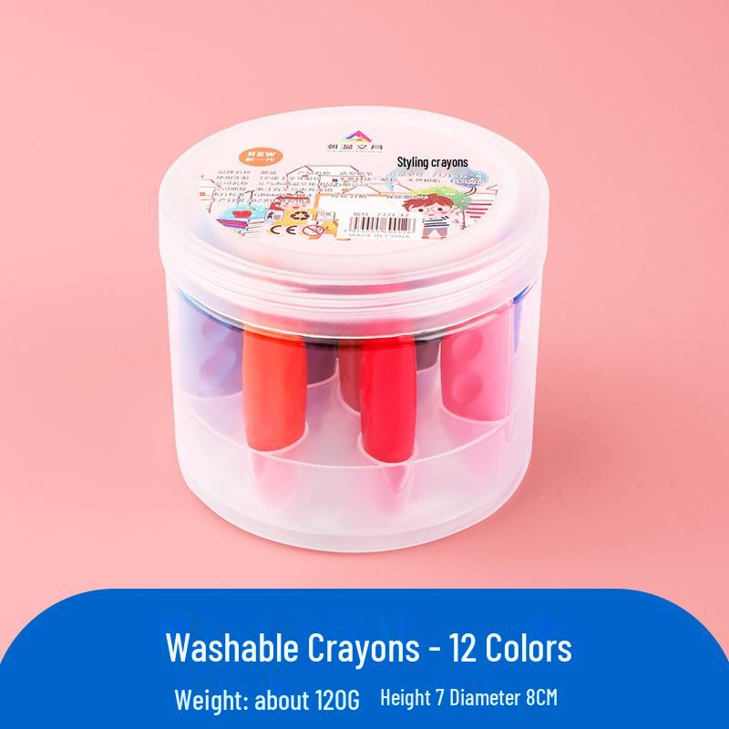 Children s Non-Staining Hand-Painted Crayons: 12, 24, and 36 Colors - Doodle, Draw, Color with Oil Pastel & Peanut Style Crayons