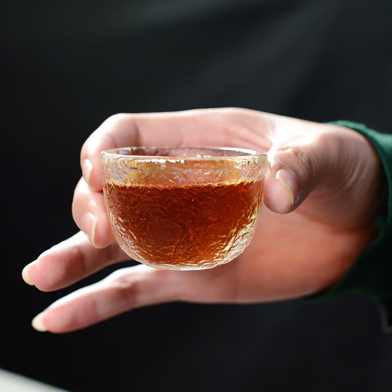 Yaji Handmade Hammered Glass Kung Fu Teacups