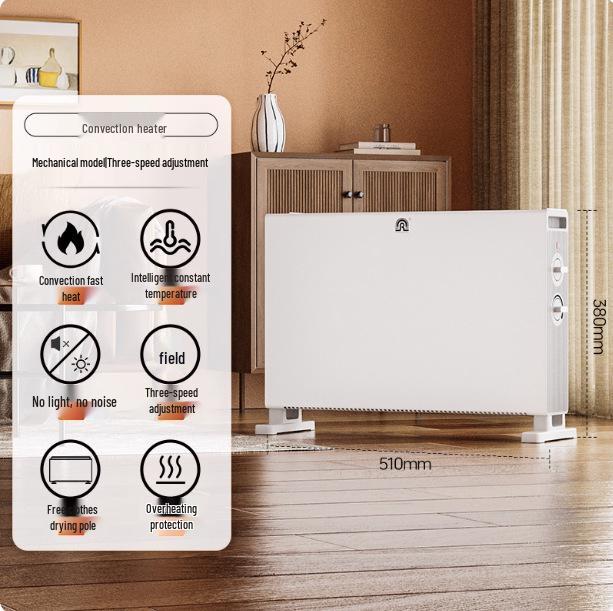 Энергоэффективный бесшумный конвекционный плинтусный обогреватель для всего дома