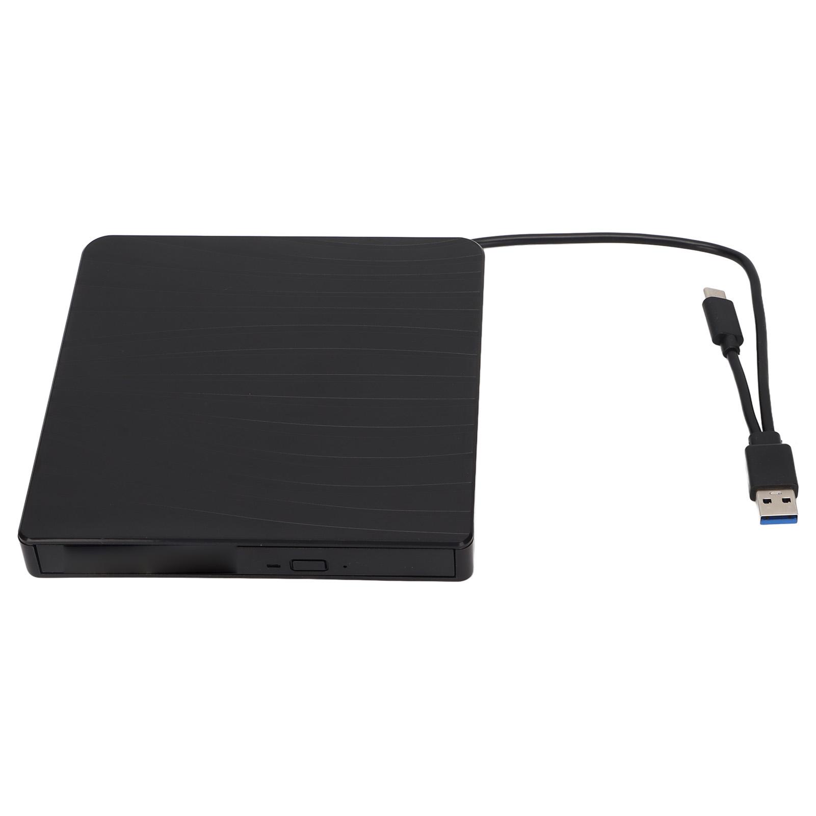 

Внешний DVD-привод Черный USB3.0 Интерфейс USB C Портативный Дизайн Удобный Практичный Стабильный