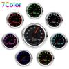 52mm Car Oil Press Meter RPM Boost Water Temp Oil Temp Air Fuel Ratio Voltage EXT Temp Meter 7 Color Backlight Gauge For 12V Car