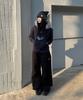 Tansanmageunesyum Button Cat Beanie (Black)