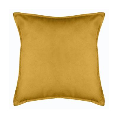 "Lilou" Velvet Effect Cushion 45 X 45 Cm Atmosphera - Ochre