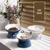 Tilted Elevated Anti Vomiting Pet Feeder Bowl Pet Supplies Cat Food Bowl Water Feeder Container