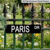 1pc "PARIS" Vintage Aluminum Sign, 15.7×3.94in, Waterproof & Dustproof Wall Decor for Home, Bar, Cafe, Pub, Restaurant, Retro Iron Artwork Poster for