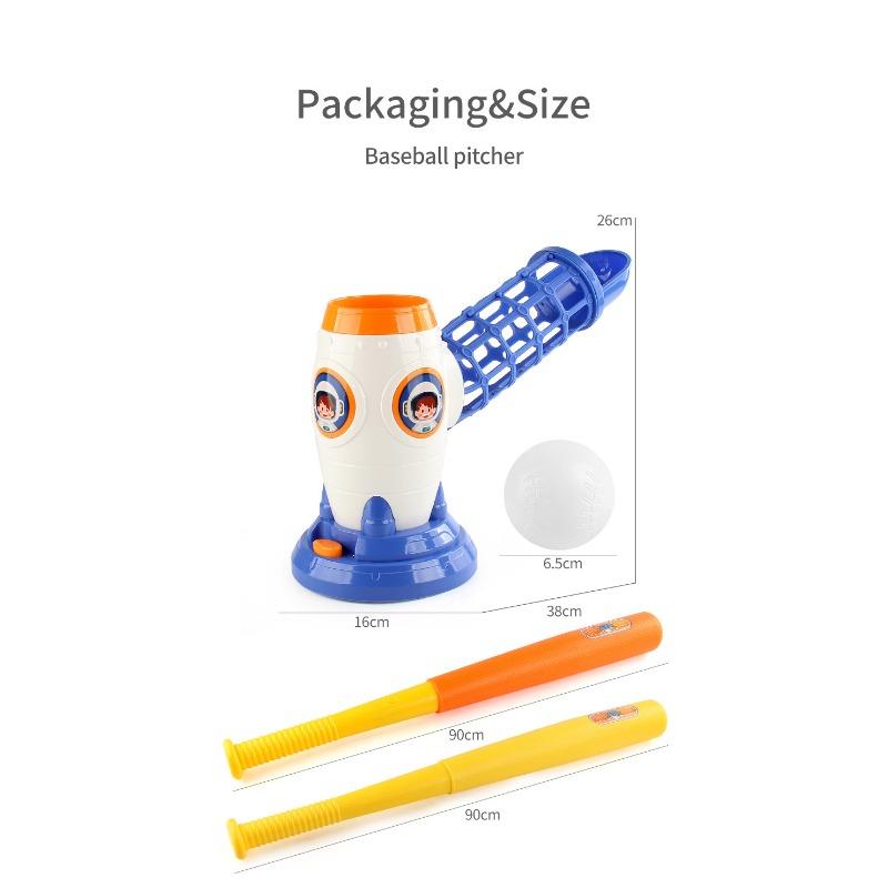 1PACK Children's Baseball Launcher Toy Set Indoor Sports Outdoor Sports Leisure Toys Remote Control Electric Tee