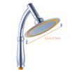 Rainfall Shower High Pressure Universal Shower Easy Cleaning Bathroom Shower Head Adjustable 6/9 Inch 360 Rotating